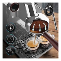 Buy Baristeo Intima Siebtrgermaschine (silber edelstahl. Thermoblock) in Cyprus, Nicosia, Limassol, Larnaka, Pafos