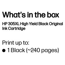 Buy HP 305XL HIGH YIELD BLACK in Cyprus, Nicosia, Limassol, Larnaka, Pafos