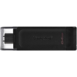 Buy Kingston DataTraveler 70 - 64GB USB-C 3.2 Gen 1 Flash Drive - Black in Cyprus, Nicosia, Limassol, Larnaka, Pafos