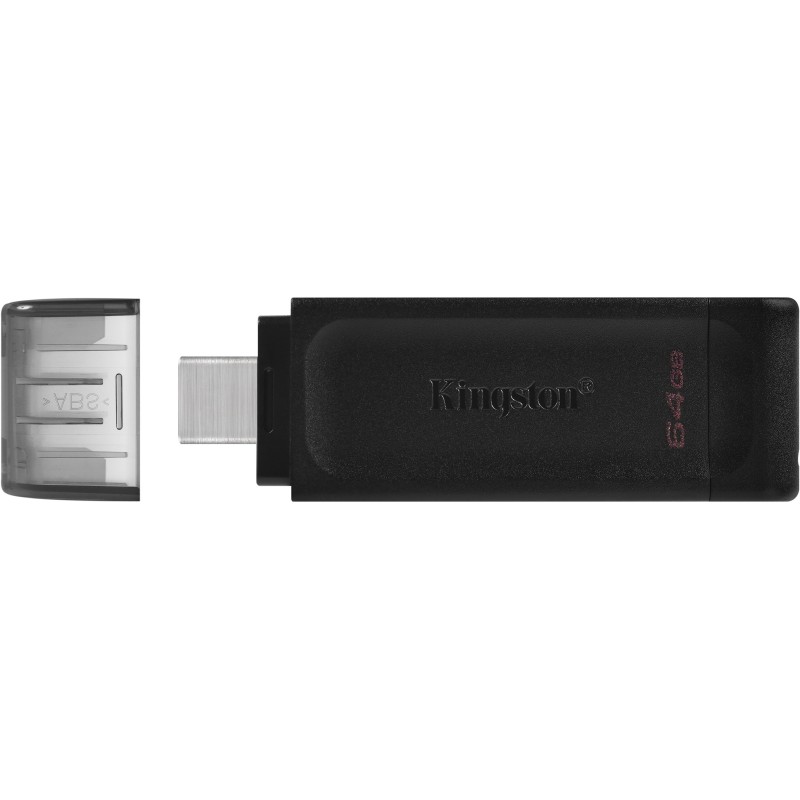 Buy Kingston DataTraveler 70 - 64GB USB-C 3.2 Gen 1 Flash Drive - Black in Cyprus, Nicosia, Limassol, Larnaka, Pafos