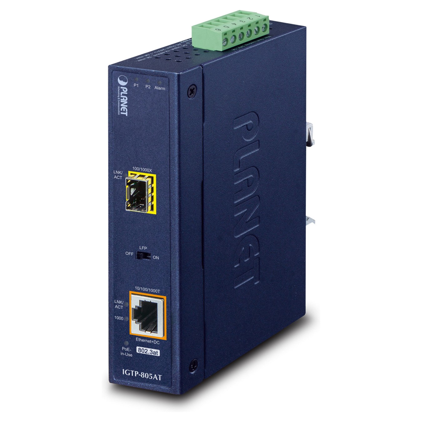 Buy Planet IGTP-805AT Industrial Media Converter mini-GBIC, SFP in Cyprus, Nicosia, Limassol, Larnaka, Pafos