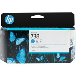Buy HP 738 130-ml Cyan Ink Cartridge - Original HP Cartridge for DesignJet T850/... in Cyprus, Nicosia, Limassol, Larnaka, Pafos