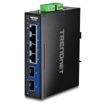 Buy TRENDnet TI-G5062 Industrial DIN-Rail Switch 6-Port 2.5G mit 10G SFP+ Ports in Cyprus, Nicosia, Limassol, Larnaka, Pafos