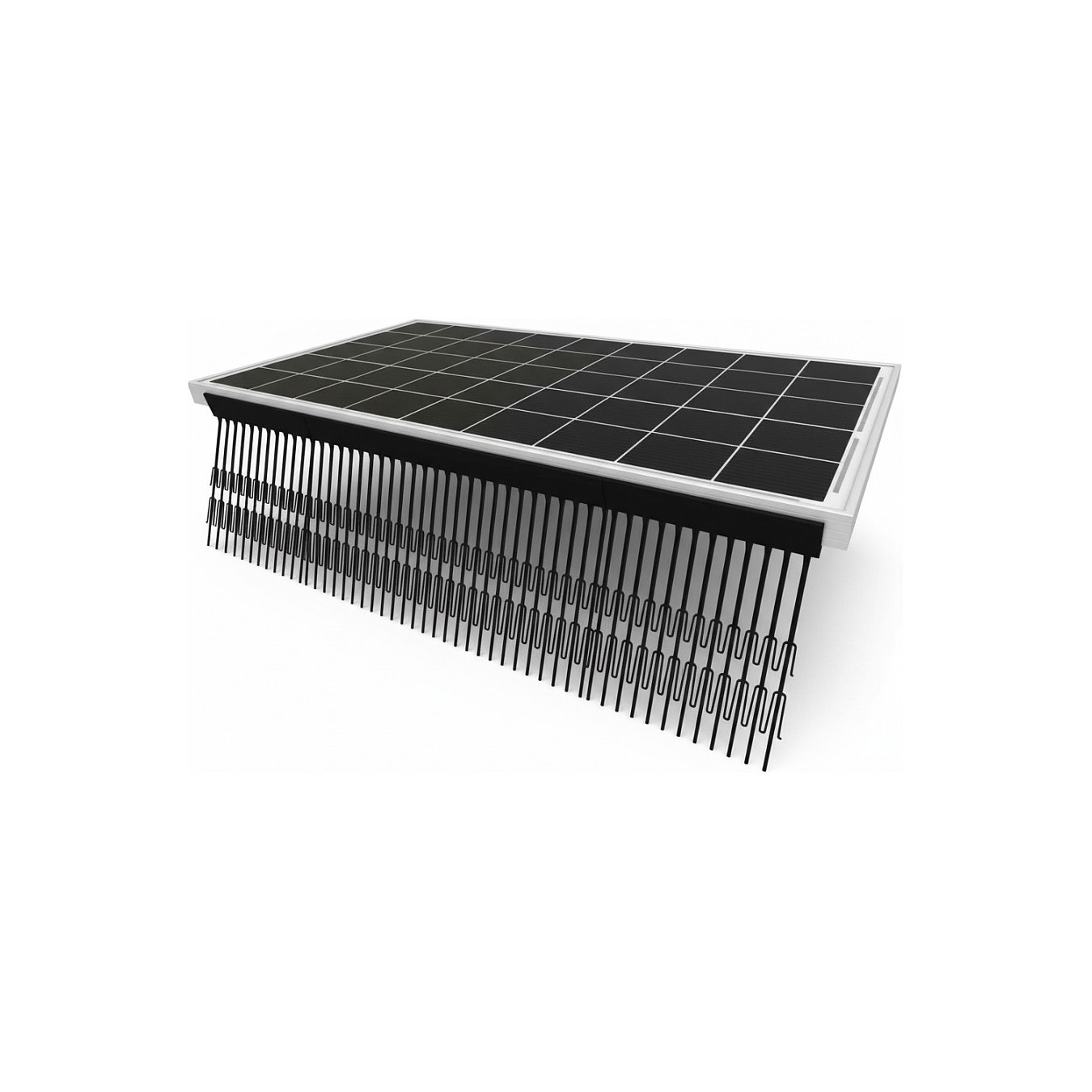 Buy Tierabwehr Barriere Taubenabwehr für Photovoltaik Anlagen 1 m - 2 Stück braun (122 mm) in Cyprus, Nicosia, Limassol, Larnaka