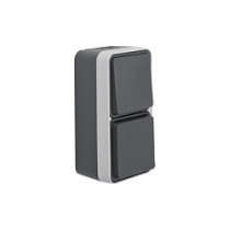 Buy Berker 47803515 FR-Kombination Wechselschalter Steckdose SCHUKO AP W.1 grau in Cyprus, Nicosia, Limassol, Larnaka, Pafos