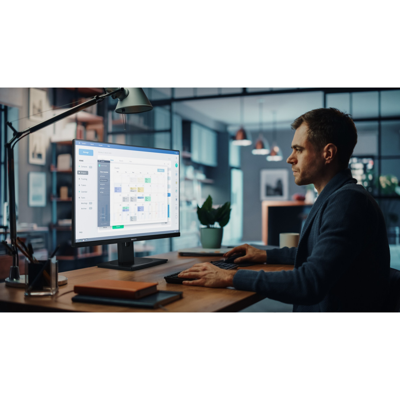 Philips 32B1N3800 32" 4K VA Monitor - HDMI 2.0, DP1.4, 4ms GTG, USB Hub, Height-Adjustable, Black