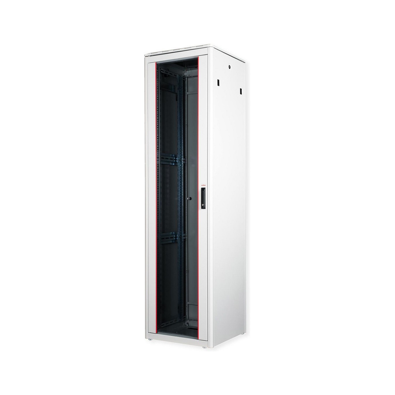 Buy ROLINE 19-Zoll Netzwerkschrank Pro 47 HE, 600x600 BxT Glastr grau in Cyprus, Nicosia, Limassol, Larnaka, Pafos