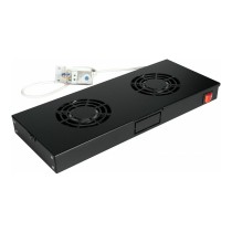 Buy Equip Lüftermodul 19' für Serverschränke. 2xLüfter RAL9005 in Cyprus, Nicosia, Limassol, Larnaka, Pafos