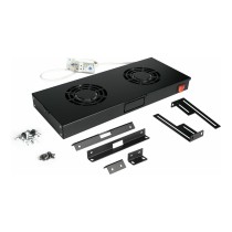 Buy Equip Lüftermodul 19' für Serverschränke. 2xLüfter RAL9005 in Cyprus, Nicosia, Limassol, Larnaka, Pafos