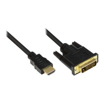 Buy Good Connections Kabel HDMI-St.-DVI-D 24+1 St. schwarz 5m in Cyprus, Nicosia, Limassol, Larnaka, Pafos