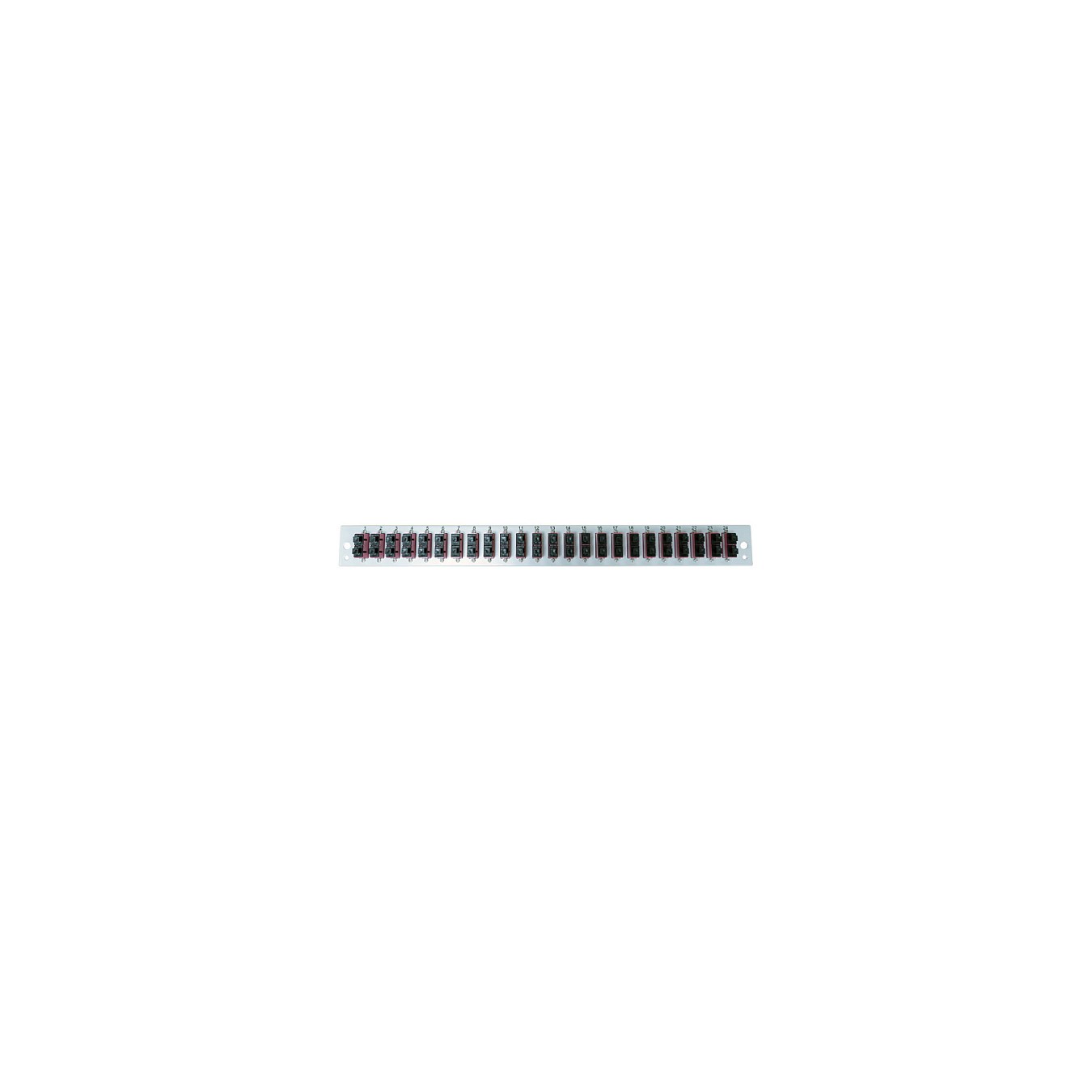 Buy EFB Bestckte Frontblende mit 24 x SC Duplex Kupplung OM3 vertikal, grau in Cyprus, Nicosia, Limassol, Larnaka, Pafos