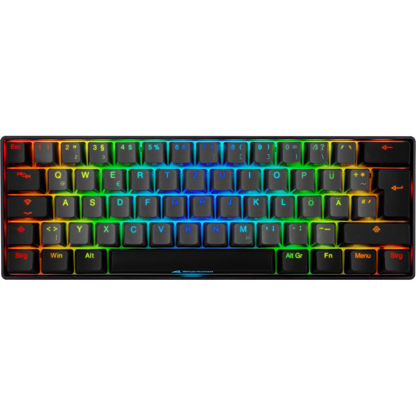 Sharkoon SKILLER SAC20 S4 - 62-Piece Keycap Set for SKILLER SGK50 S4 - Black, German QWERTZ — Buy in Cyprus with Fast Delivery
