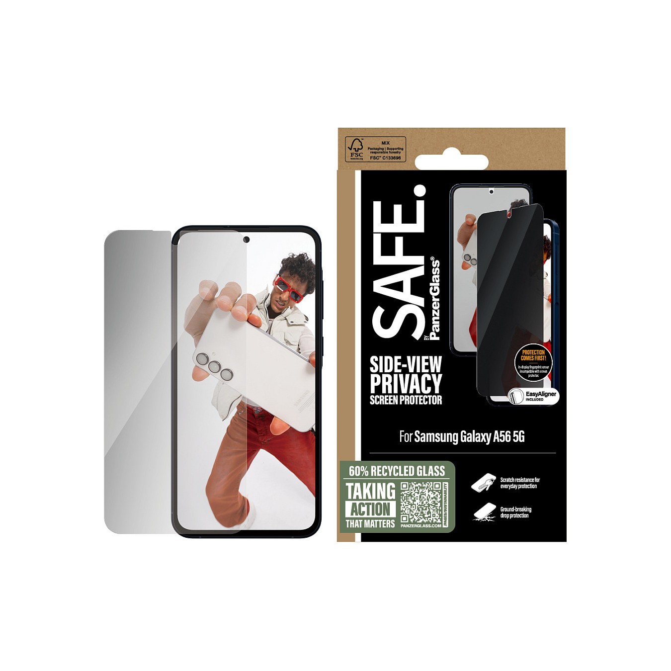 Buy SAFE. Privacy Screen Protector Samsung Galaxy A56 5G in Cyprus, Nicosia, Limassol, Larnaka, Pafos