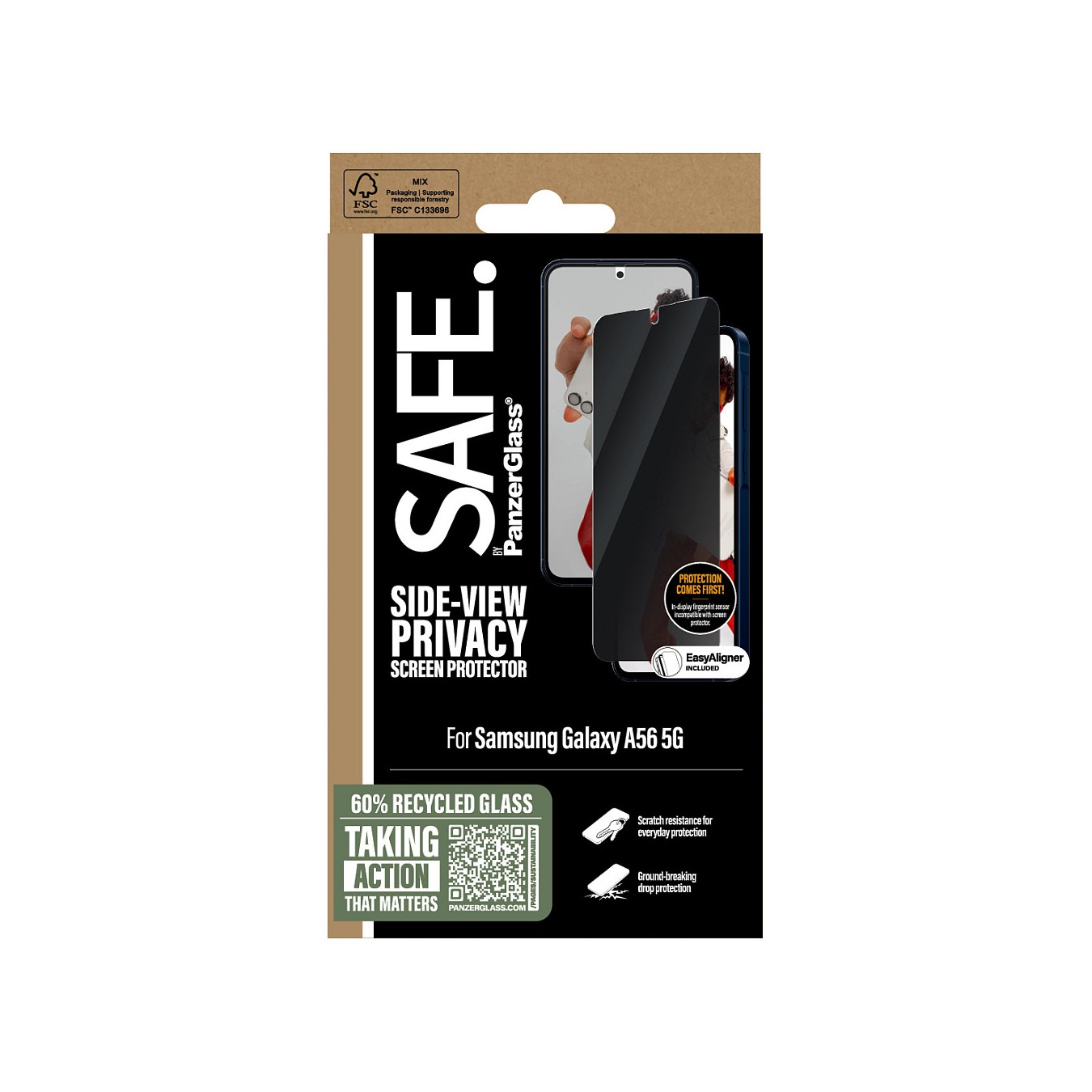 Buy SAFE. Privacy Screen Protector Samsung Galaxy A56 5G in Cyprus, Nicosia, Limassol, Larnaka, Pafos