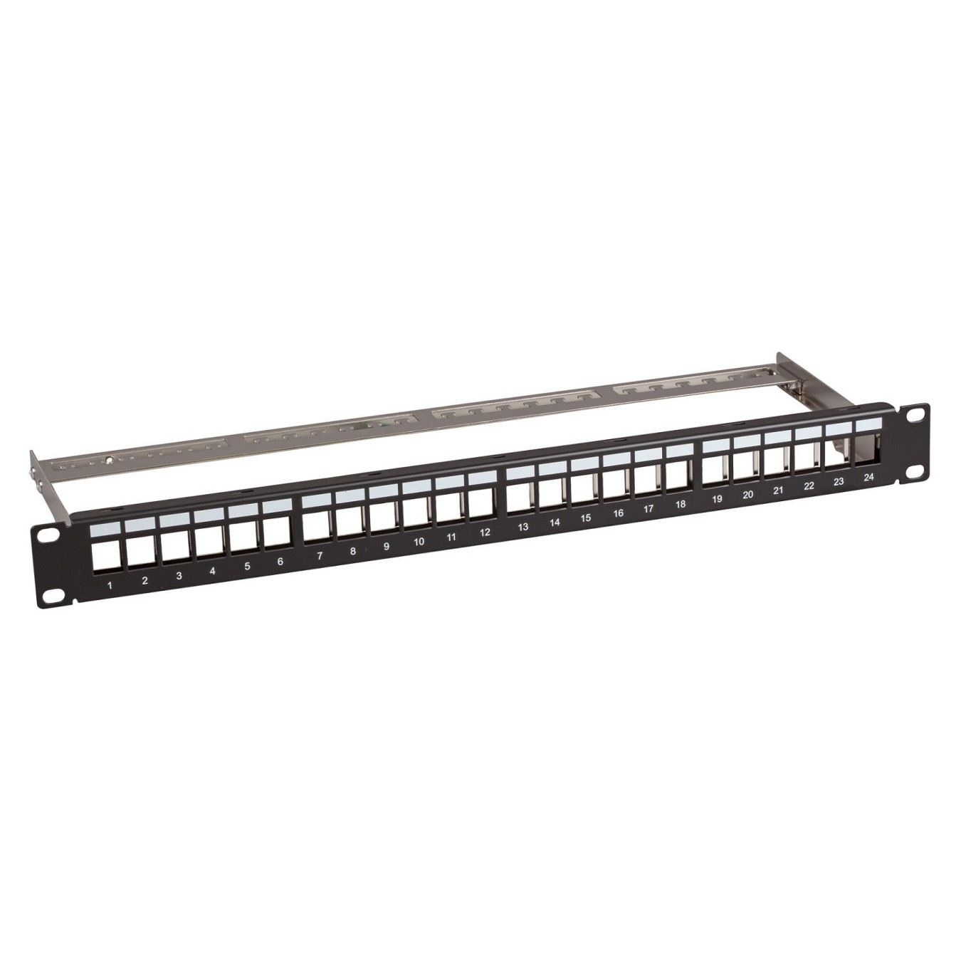 Buy EFB Verteilerfeld 19' 1HE 24-Port metall grau mit 24x Keystone slimline CAT6a in Cyprus, Nicosia, Limassol, Larnaka, Pafos