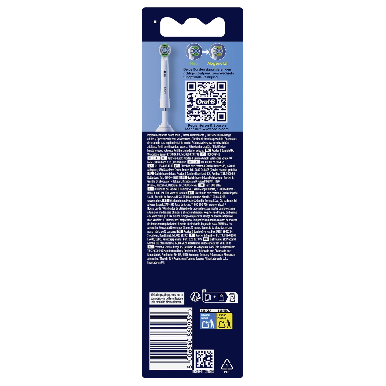 Buy Oral-B Aufsteckbürsten Precision Clean - 5er in Cyprus, Nicosia, Limassol, Larnaka, Pafos