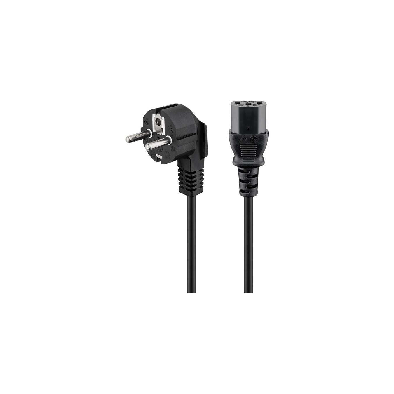 Buy Goobay Kaltgeräte Netzkabel extern CEE7 7 auf C13 180cm in Cyprus, Nicosia, Limassol, Larnaka, Pafos
