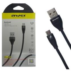 USB Cable Awei CL 28 2.4A -  Official distributor b2b Armenius Store