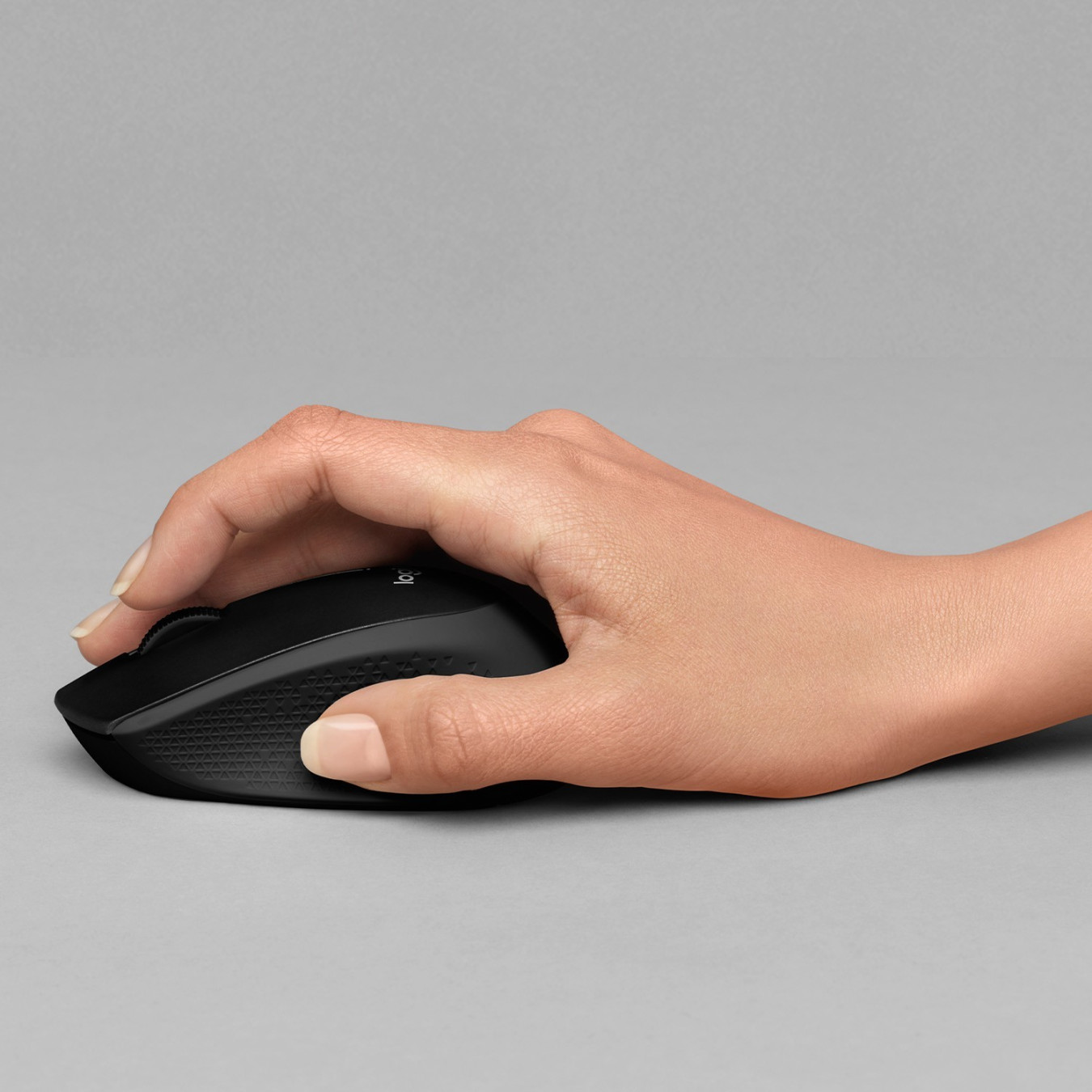 Logitech M330 SILENT PLUS - Wireless Silent Optical Mouse - Right-hand, Black, 1000 DPI, 2.4GHz Nano Receiver