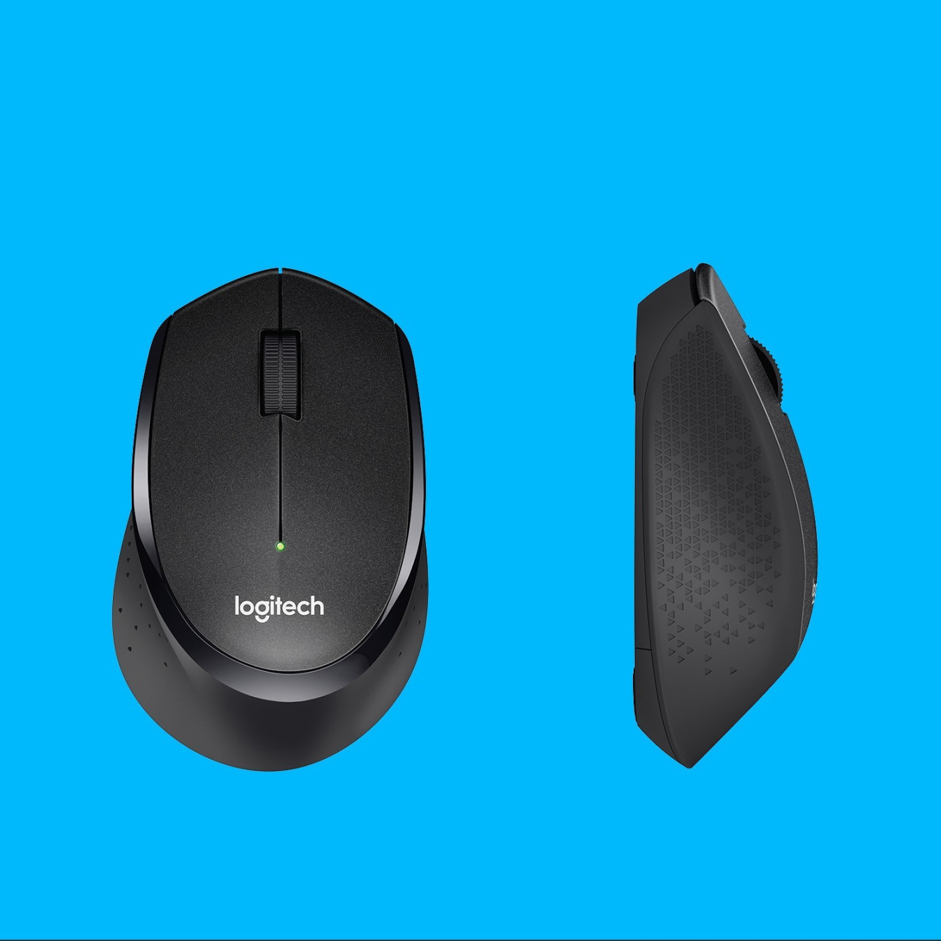 Logitech M330 SILENT PLUS - Wireless Silent Optical Mouse - Right-hand, Black, 1000 DPI, 2.4GHz Nano Receiver