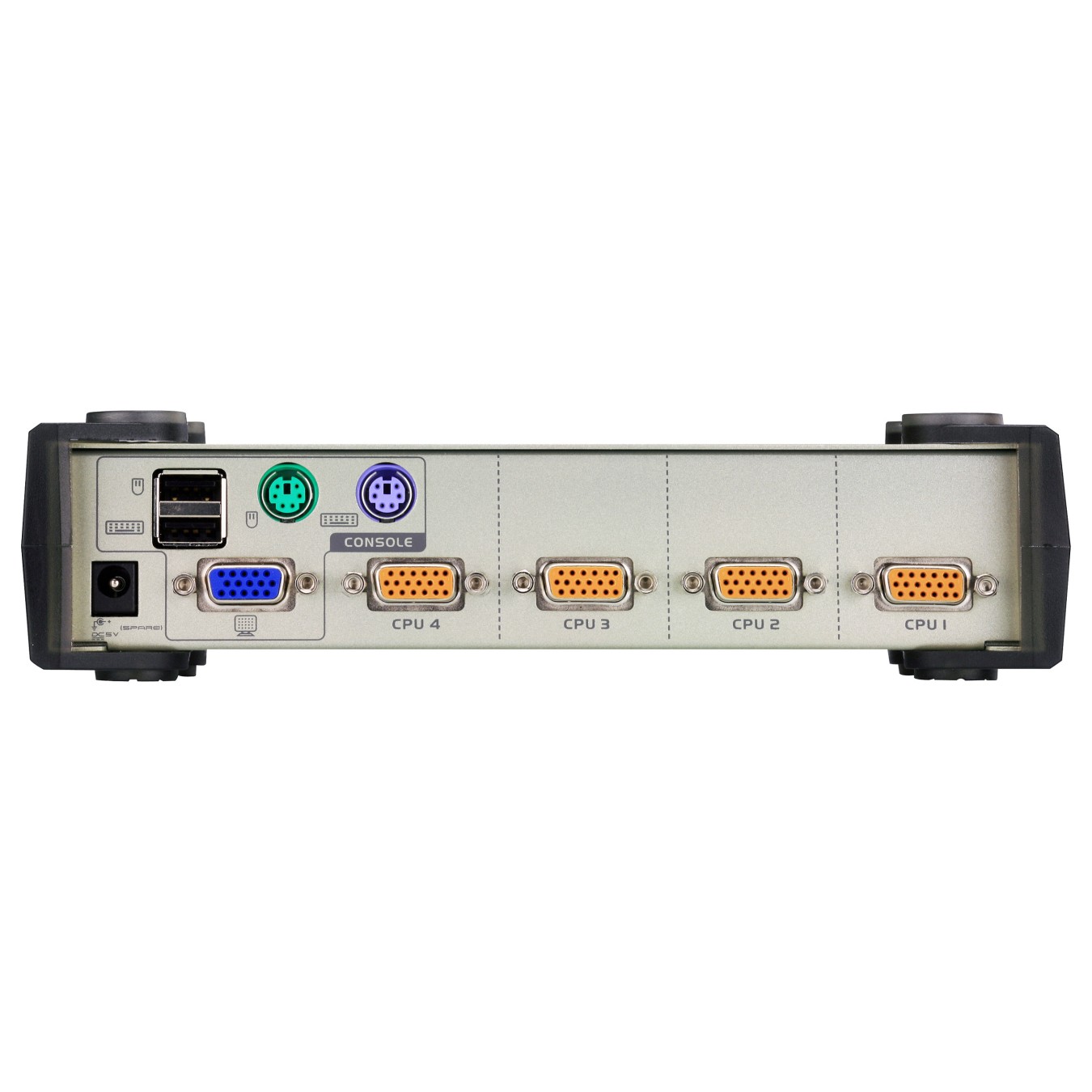 Buy KVM Desktop Switch 4-Port USB - PS 2 VGA KVM Switch (KVM Cables included) ATEN in Cyprus, Nicosia, Limassol, Larnaka, Pafos