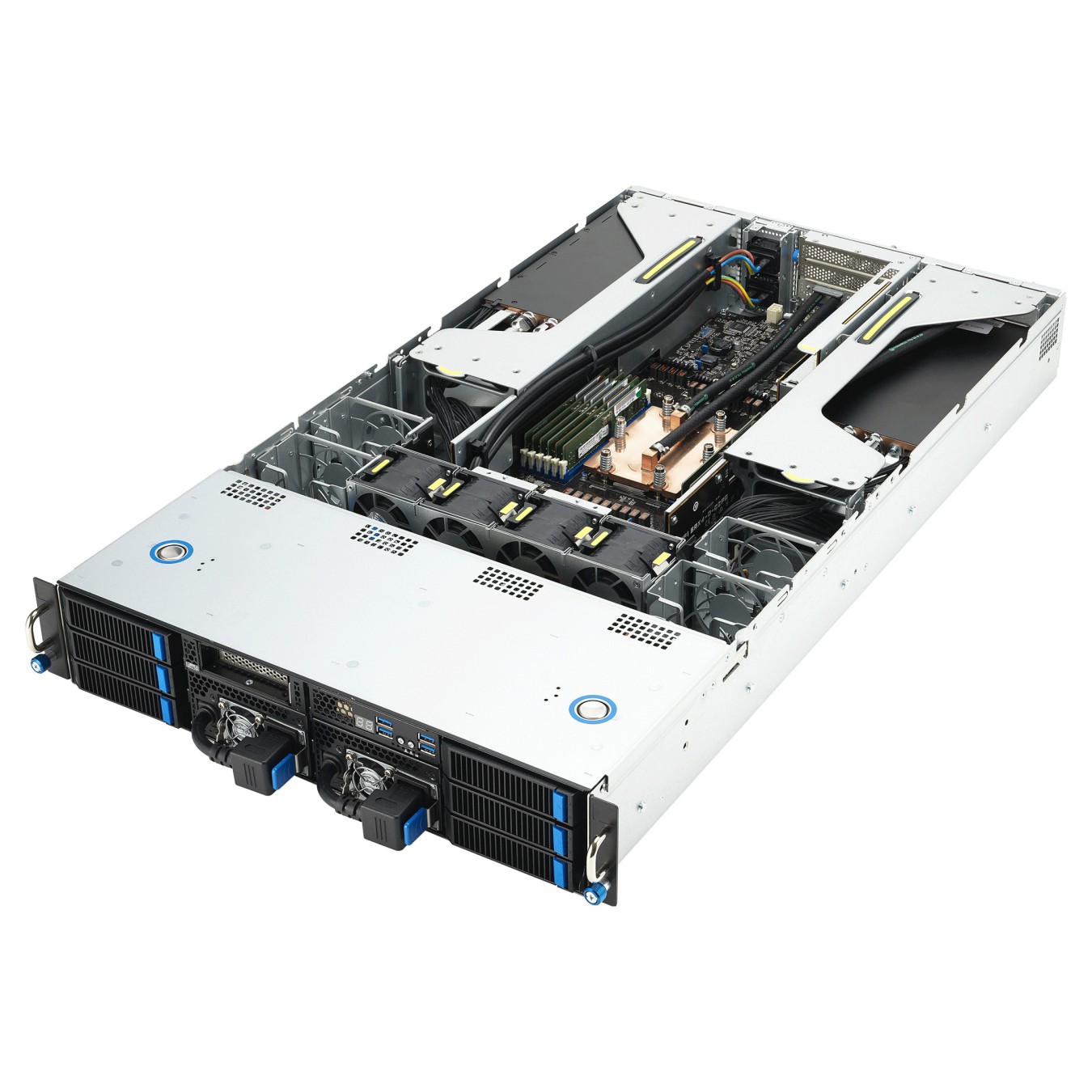 Buy Barebone Server Asus GPU Server ESC4000A-E12-SKU1 1G 2600W(1+1) 2U Single Sockel SP5 90SF02M3-M01090 in Cyprus, Nicosia, Lim