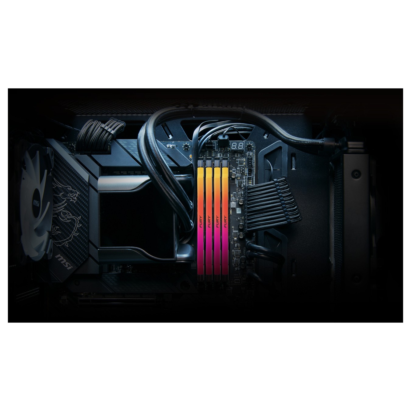 Buy KINGSTON 16GB 6400MT s DDR5 CL32 DIMM FURY Renegade RGB in Cyprus, Nicosia, Limassol, Larnaka, Pafos