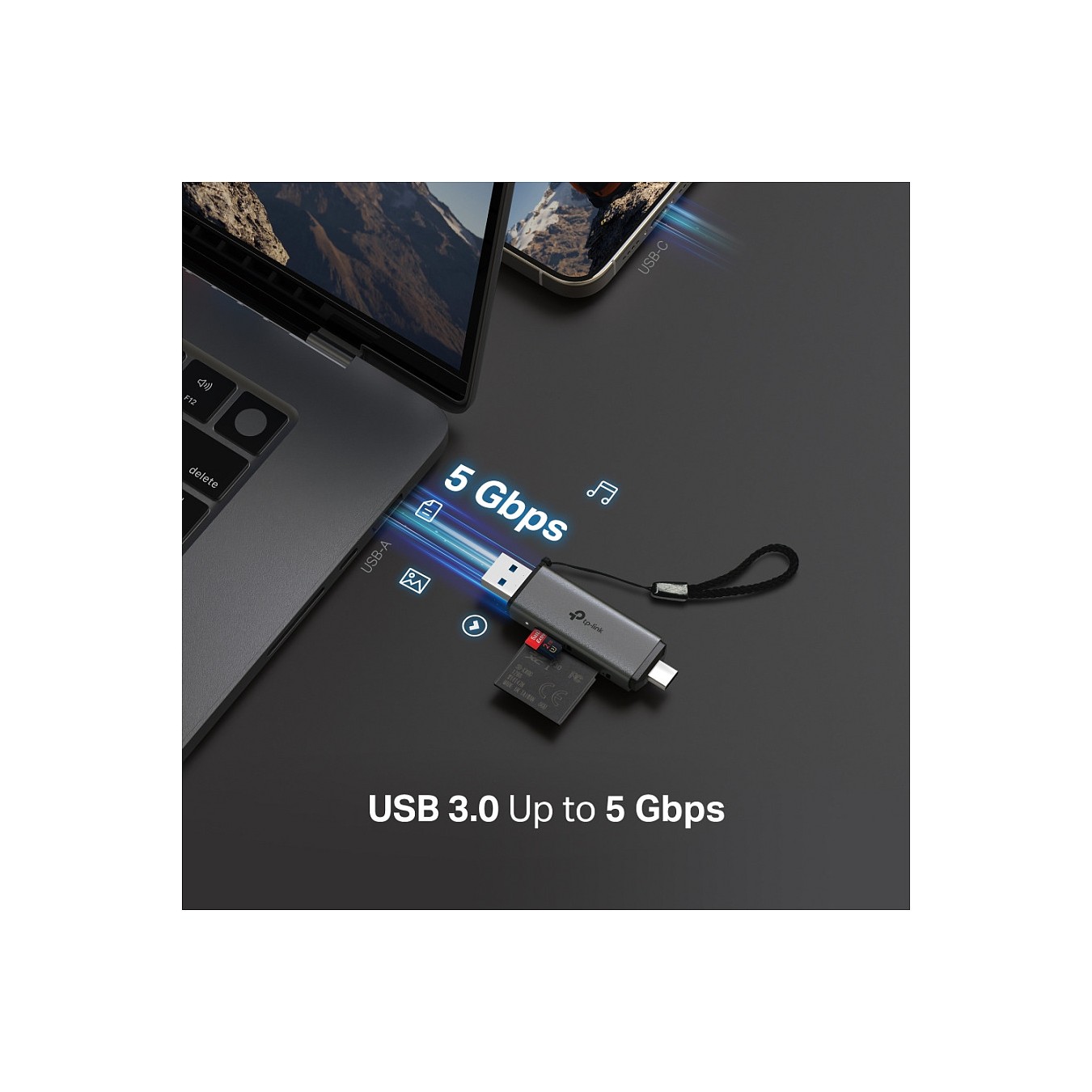 Buy TP-Link UA430D USB3.0 Typ-C & Typ-A to SD+microSD 3.0 Adap. in Cyprus, Nicosia, Limassol, Larnaka, Pafos