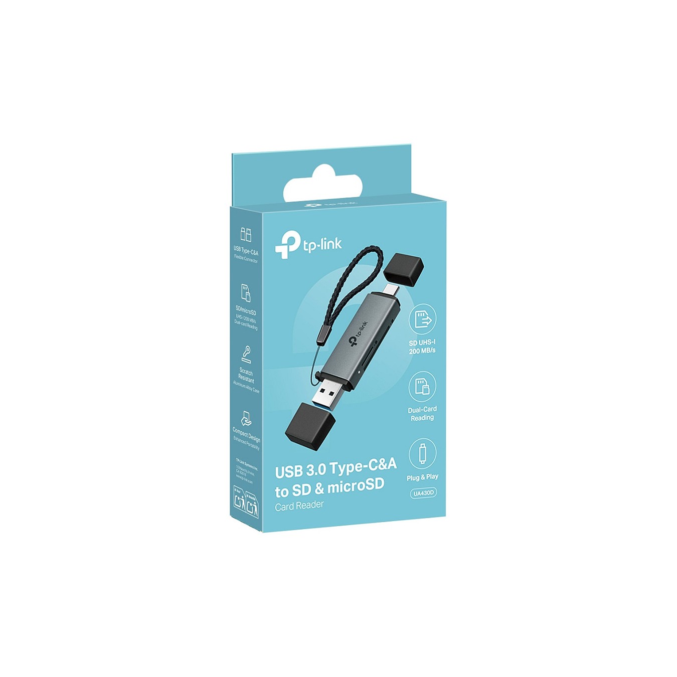 Buy TP-Link UA430D USB3.0 Typ-C & Typ-A to SD+microSD 3.0 Adap. in Cyprus, Nicosia, Limassol, Larnaka, Pafos