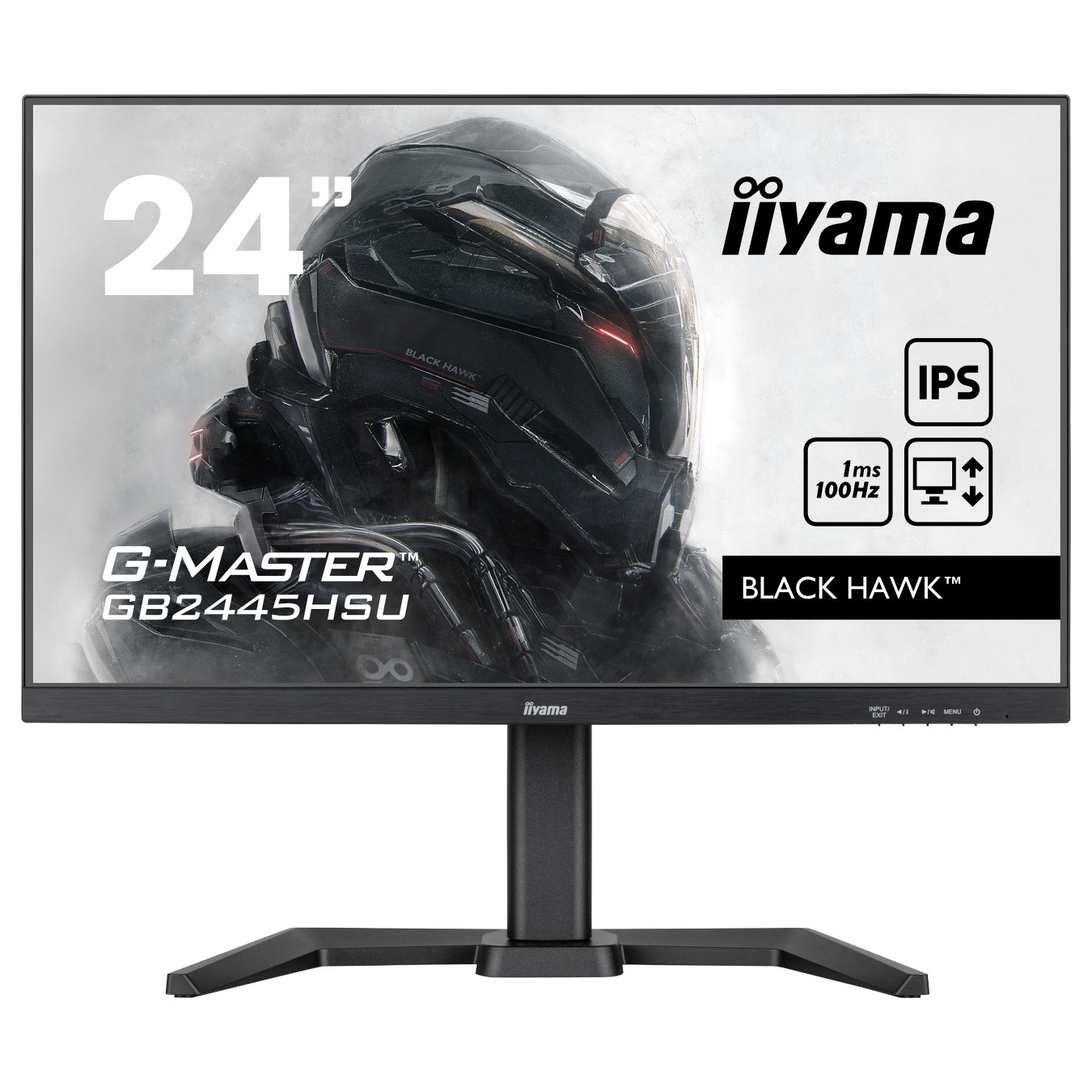 Buy 24.0 60.5cm iiyama G-Master GB2445HSU Black Hawk schwarz 16:9 in Cyprus, Nicosia, Limassol, Larnaka, Pafos