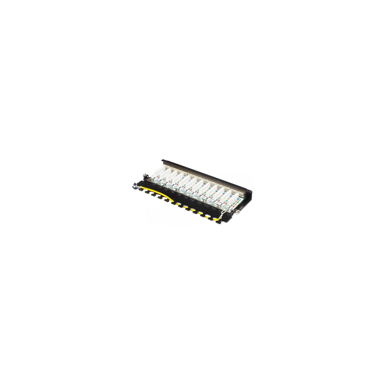 Buy Good Connections Patchpanel Cat.6 12-Port 0,5 HE schwarz in Cyprus, Nicosia, Limassol, Larnaka, Pafos