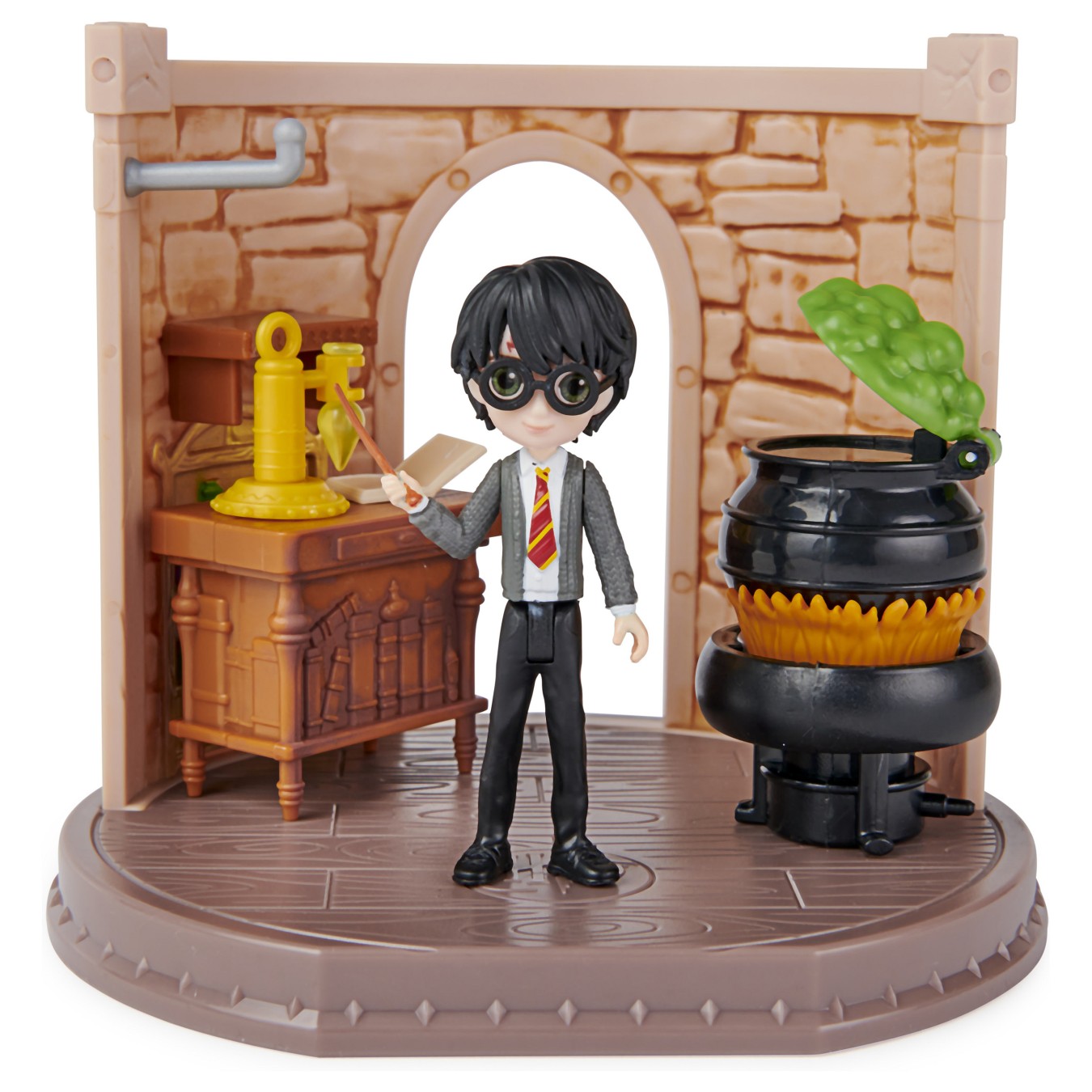 Buy Spinmaster Wizarding World Harry Potter - Hogwarts Zaubertrnke Klassenzimmer Spielset mit exklusiver Harry Potter Sam... in 