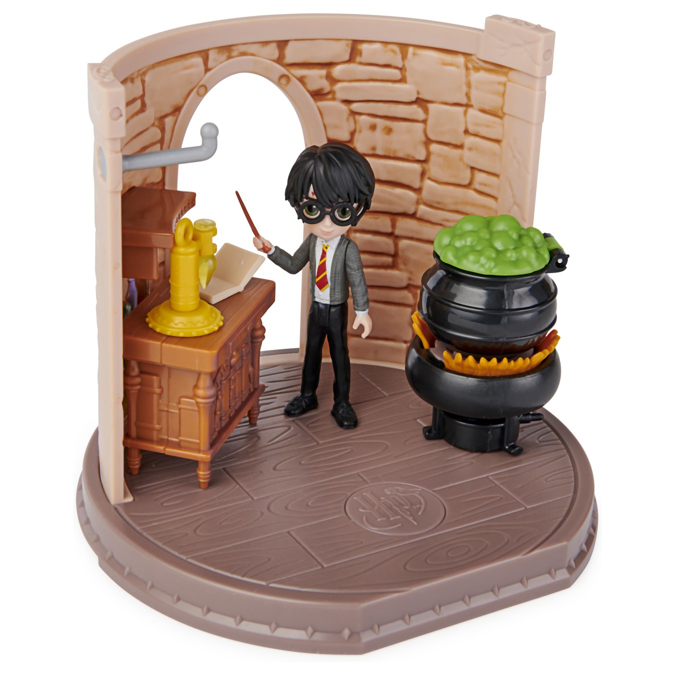 Buy Spinmaster Wizarding World Harry Potter - Hogwarts Zaubertrnke Klassenzimmer Spielset mit exklusiver Harry Potter Sam... in 