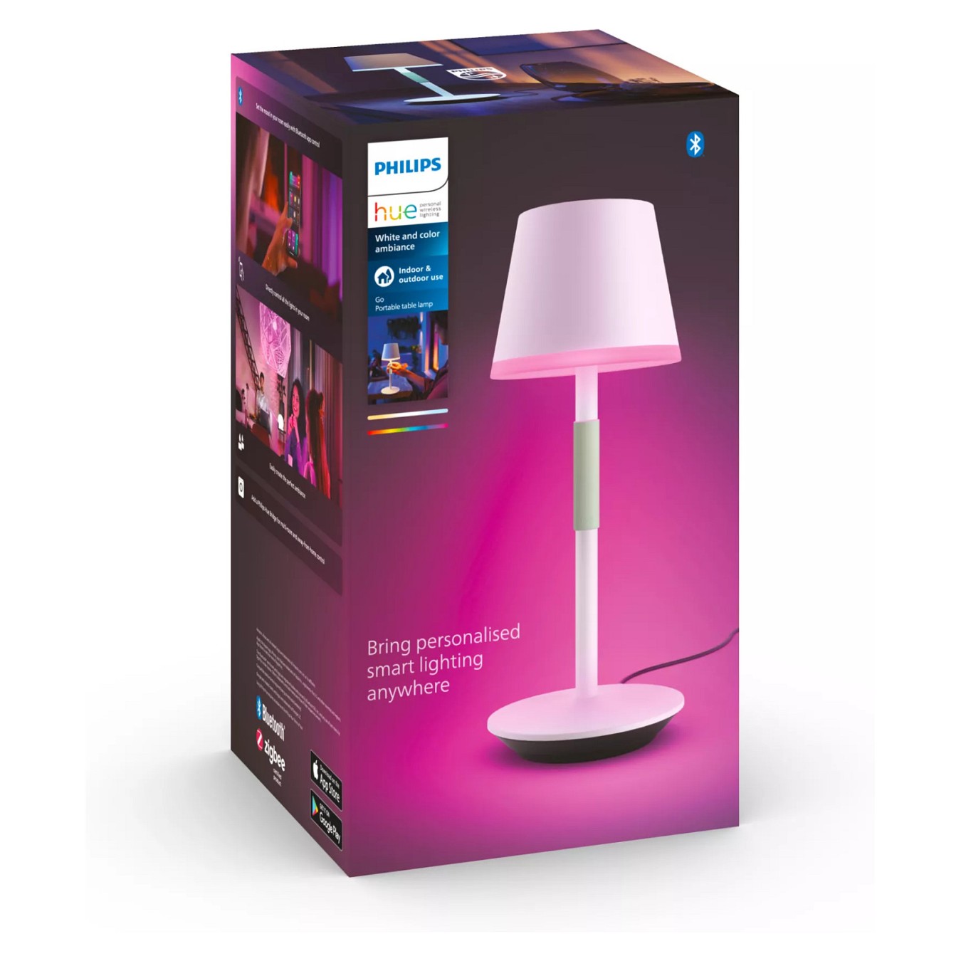 Buy Philips Hue White & Color Ambiance Go Tragbare Tischleuchte Weiß in Cyprus, Nicosia, Limassol, Larnaka, Pafos