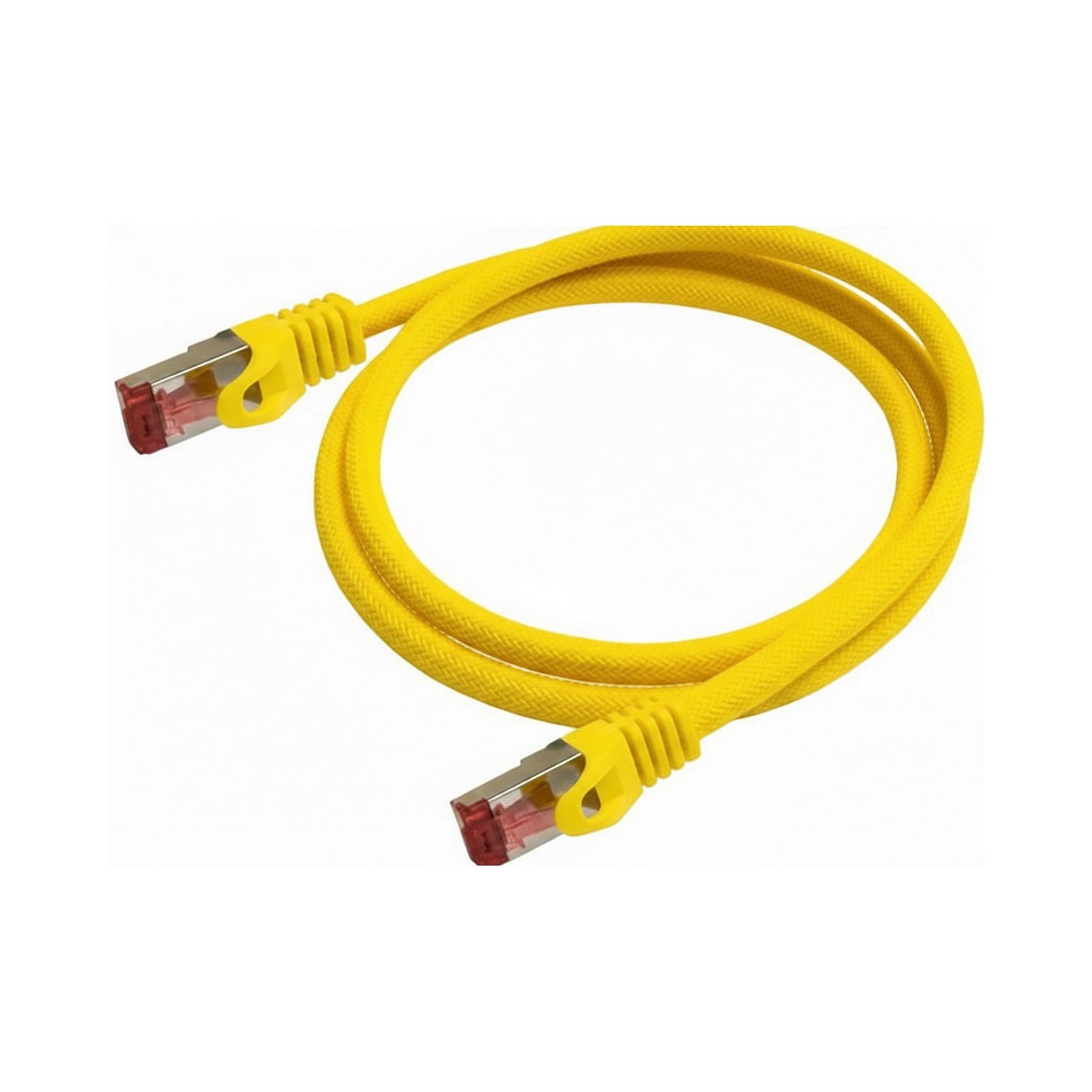 Buy Python Cat.6 Patchkabel mit Nylongeflecht gelb 15m in Cyprus, Nicosia, Limassol, Larnaka, Pafos