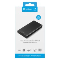 Buy Sandberg 420-63 Powerbank 38400mAh 100W 2xUSB-A USB-C Schwarz in Cyprus, Nicosia, Limassol, Larnaka, Pafos
