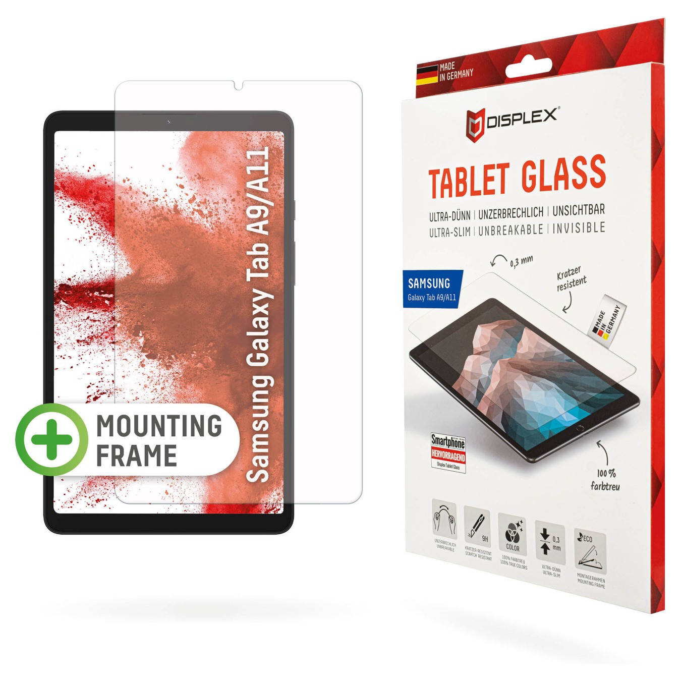 Buy DISPLEX Tablet Glasschutzfolie für Samsung Galaxy Tab A9 A11 in Cyprus, Nicosia, Limassol, Larnaka, Pafos
