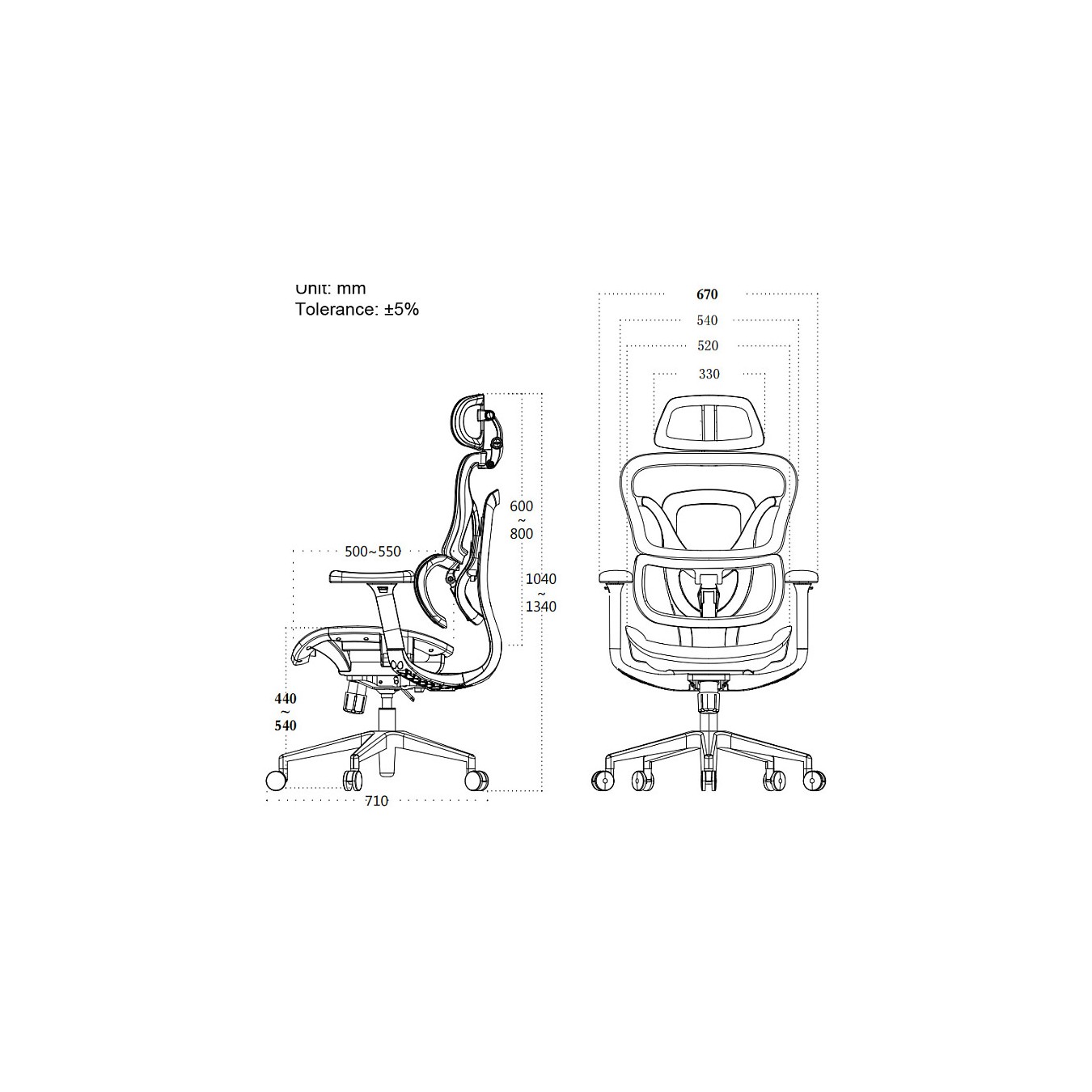 Buy Equip Ergonomischer Bürostuhl+Kopf Armstützen grau lite Retail in Cyprus, Nicosia, Limassol, Larnaka, Pafos