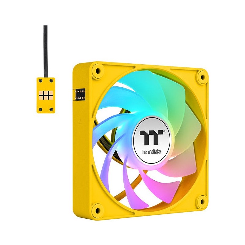 Buy Thermaltake CT120 EX Reverse ARGB Sync 120mm PWM Fan - 3-Pack, Yellow, 500-2... in Cyprus, Nicosia, Limassol, Larnaka, Pafos
