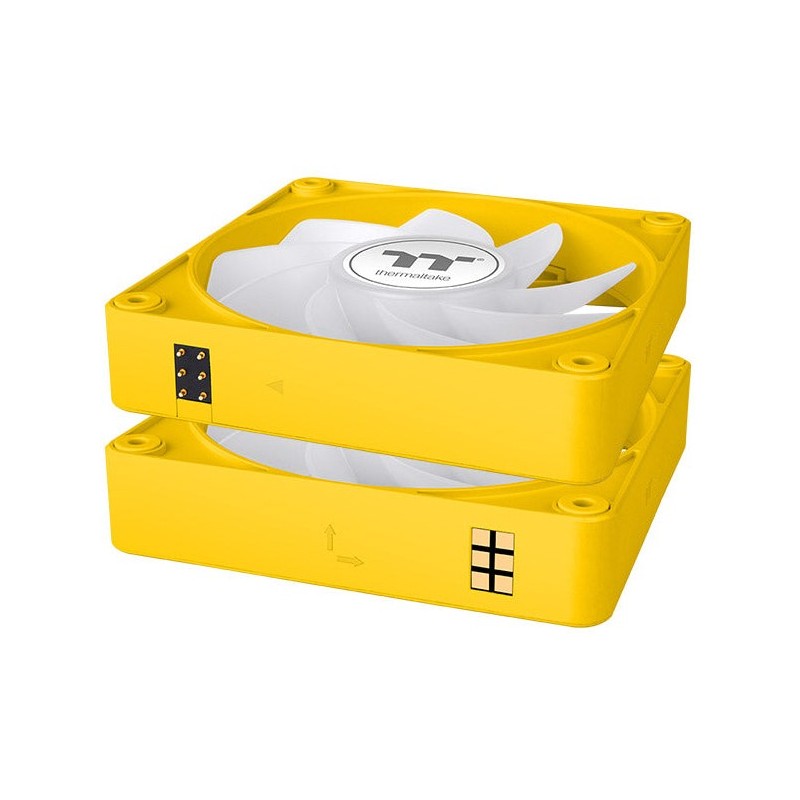 Buy Thermaltake CT120 EX Reverse ARGB Sync 120mm PWM Fan - 3-Pack, Yellow, 500-2... in Cyprus, Nicosia, Limassol, Larnaka, Pafos