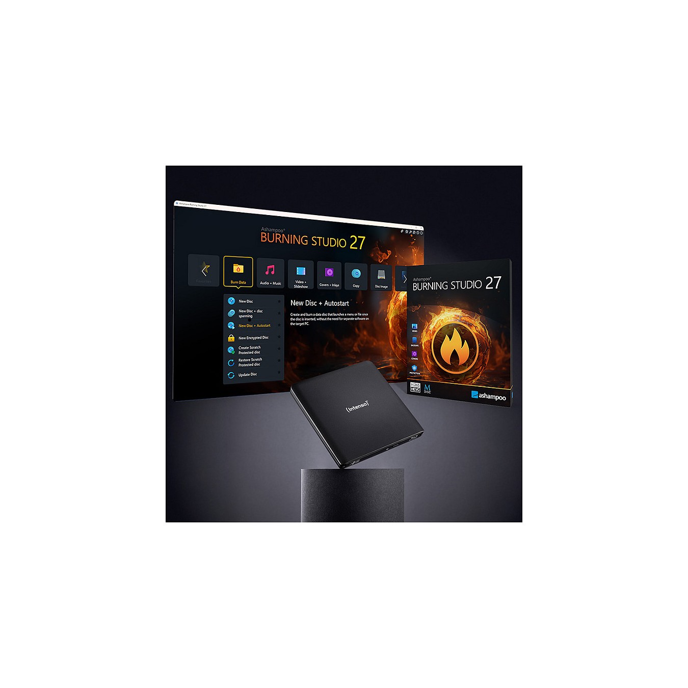 Buy Intenso EOD 500BD Slim (schwarz, USB 3.2 Gen1) in Cyprus, Nicosia, Limassol, Larnaka, Pafos