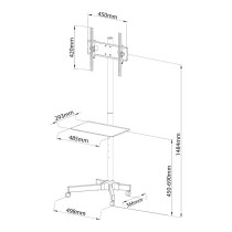 Buy Techly TV Wagen Trolley, 23'-55' LCD LED TV in Cyprus, Nicosia, Limassol, Larnaka, Pafos