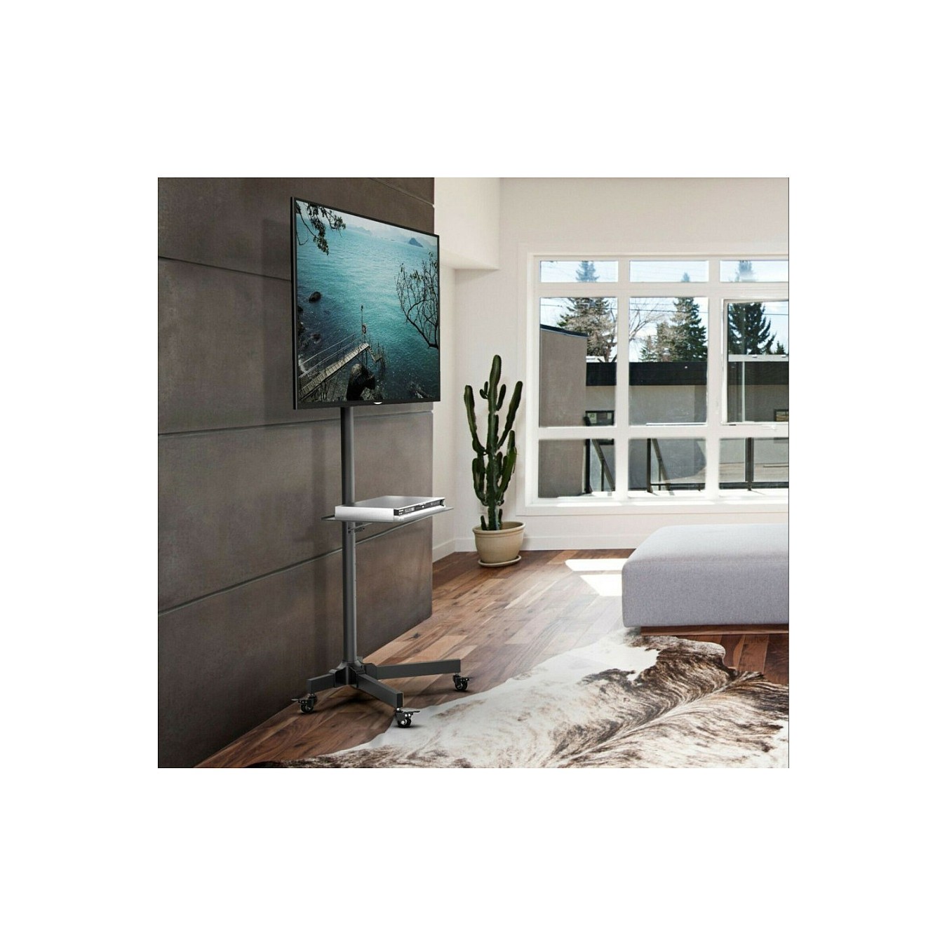Buy Techly TV Wagen Trolley, 23'-55' LCD LED TV in Cyprus, Nicosia, Limassol, Larnaka, Pafos