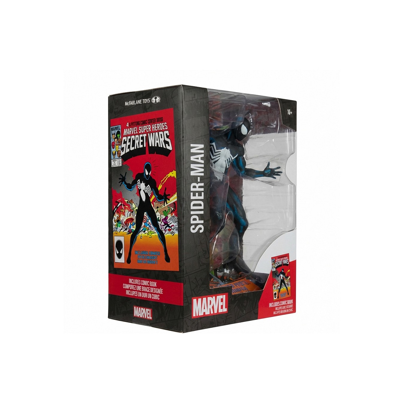 Buy McFarlane Marvel collection Spider-Man black suit in Cyprus, Nicosia, Limassol, Larnaka, Pafos