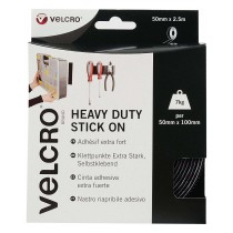 Buy VELCRO Klettband Extra Stark Selbstklebend. Haken & Flausch 50mm x 2.5m Schwarz in Cyprus, Nicosia, Limassol, Larnaka, Pafos