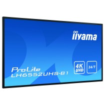 Buy IIYAMA LH6552UHS-B1 165.10cm 65Zoll UHD IPS Landscape and Portrait 500cd m2 DVI-I VGA DP 3xHDMI DP MST 2xUSB2.0 LAN R... in 