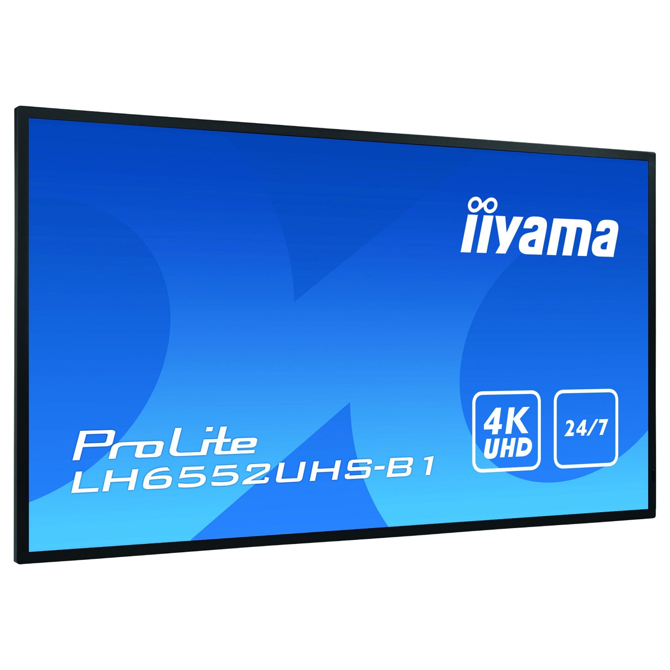 Buy IIYAMA LH6552UHS-B1 165.10cm 65Zoll UHD IPS Landscape and Portrait 500cd m2 DVI-I VGA DP 3xHDMI DP MST 2xUSB2.0 LAN R... in 