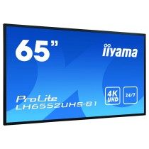 Buy IIYAMA LH6552UHS-B1 165.10cm 65Zoll UHD IPS Landscape and Portrait 500cd m2 DVI-I VGA DP 3xHDMI DP MST 2xUSB2.0 LAN R... in 