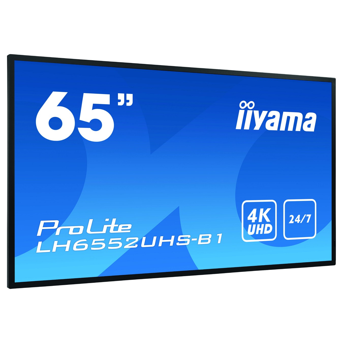 Buy IIYAMA LH6552UHS-B1 165.10cm 65Zoll UHD IPS Landscape and Portrait 500cd m2 DVI-I VGA DP 3xHDMI DP MST 2xUSB2.0 LAN R... in 