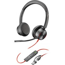 Buy Poly Blackwire C8225 - USB-C Stereo Headset - Black, Binaural Headband, Boom... in Cyprus, Nicosia, Limassol, Larnaka, Pafos
